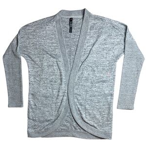 CLOSET CLEAR OUT! 90 degree fitness - Light Gray Open-Front Cardigan - size L